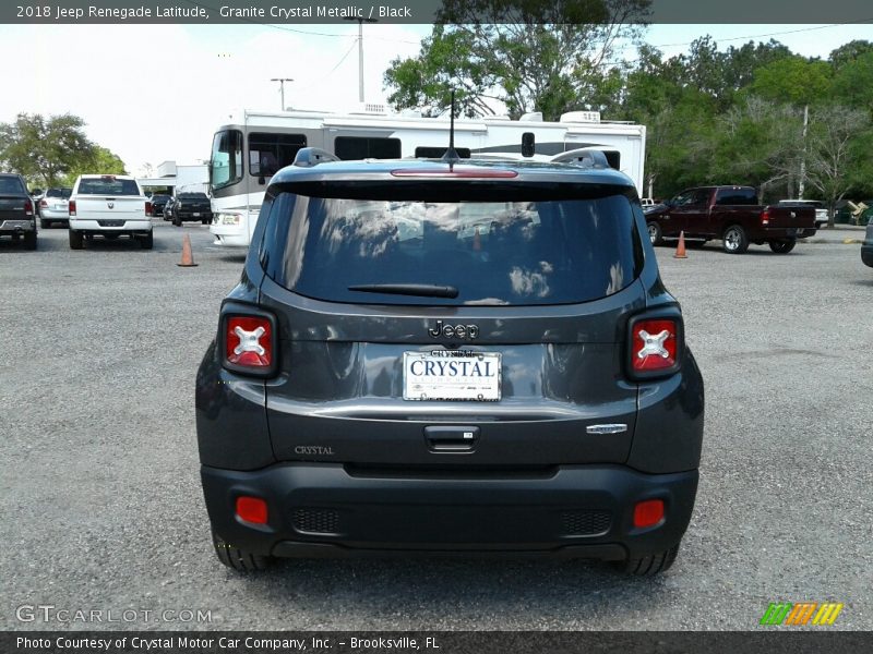 Granite Crystal Metallic / Black 2018 Jeep Renegade Latitude