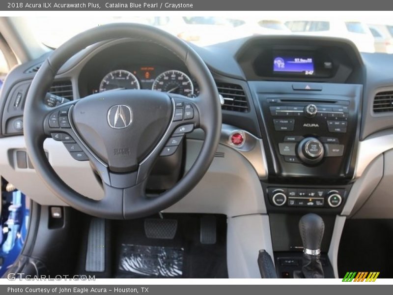 Catalina Blue Pearl / Graystone 2018 Acura ILX Acurawatch Plus