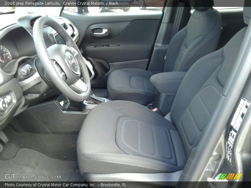Granite Crystal Metallic / Black 2018 Jeep Renegade Latitude