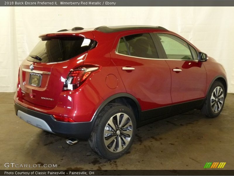 Winterberry Red Metallic / Ebony 2018 Buick Encore Preferred II