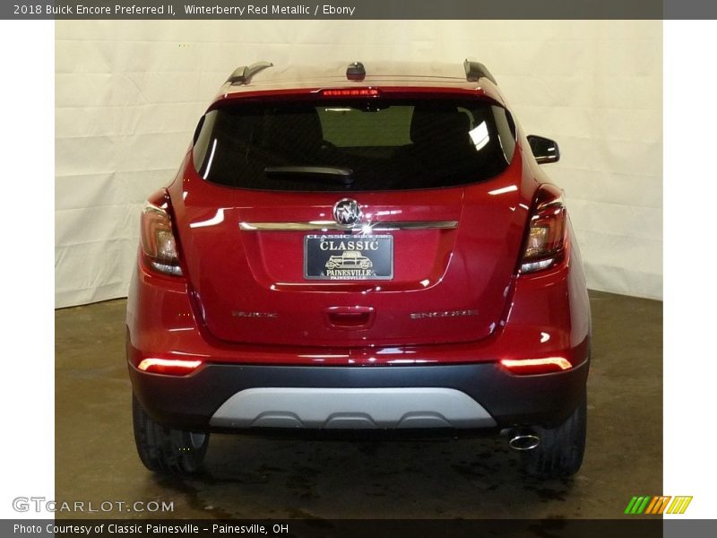 Winterberry Red Metallic / Ebony 2018 Buick Encore Preferred II