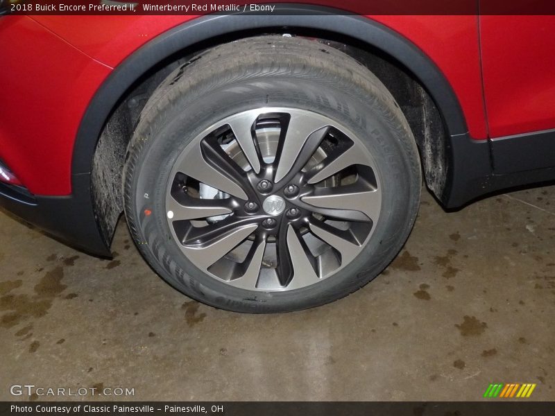Winterberry Red Metallic / Ebony 2018 Buick Encore Preferred II