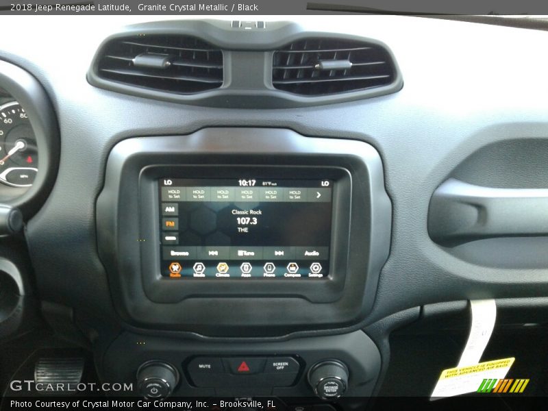 Granite Crystal Metallic / Black 2018 Jeep Renegade Latitude
