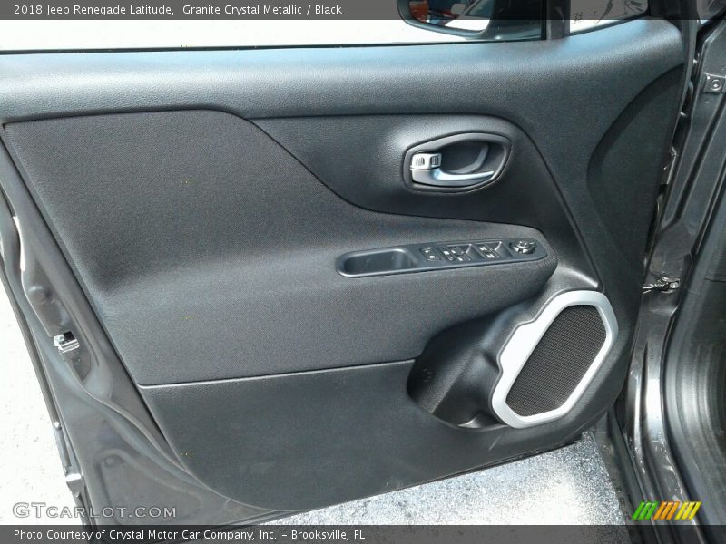 Granite Crystal Metallic / Black 2018 Jeep Renegade Latitude