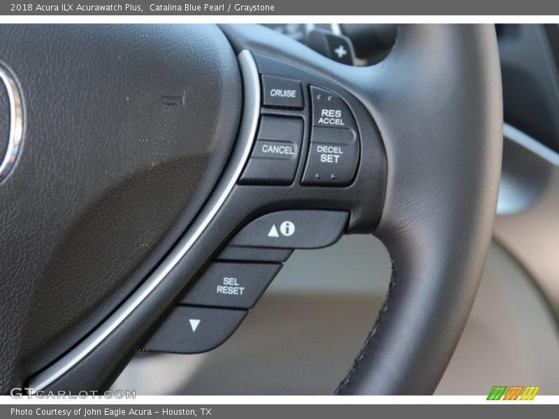 Catalina Blue Pearl / Graystone 2018 Acura ILX Acurawatch Plus