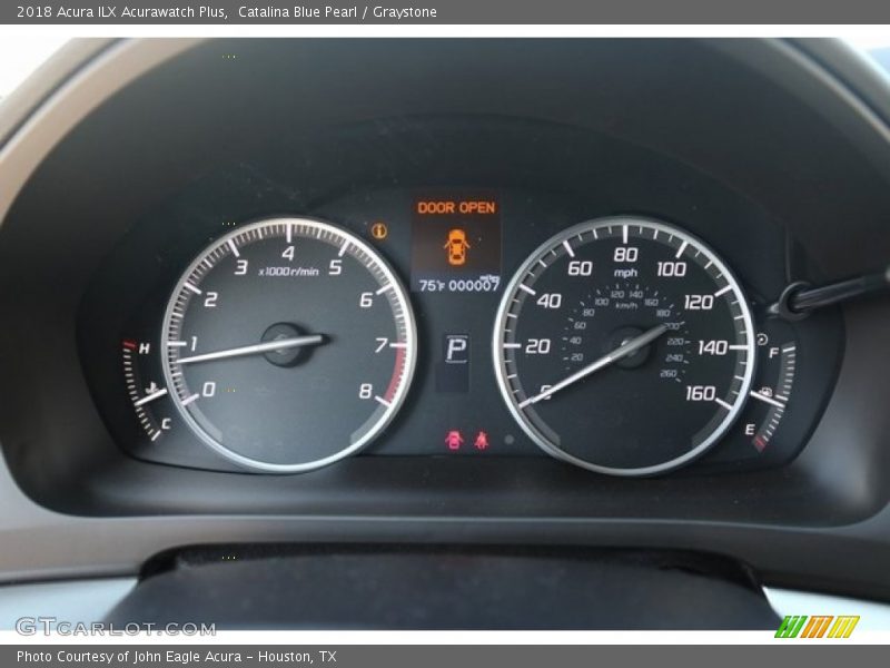 Catalina Blue Pearl / Graystone 2018 Acura ILX Acurawatch Plus