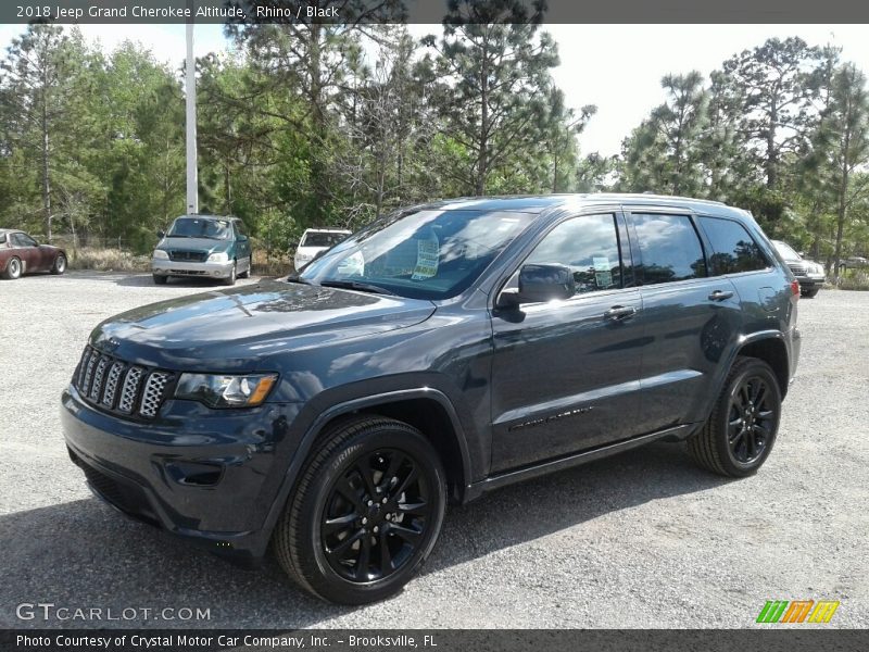 Rhino / Black 2018 Jeep Grand Cherokee Altitude