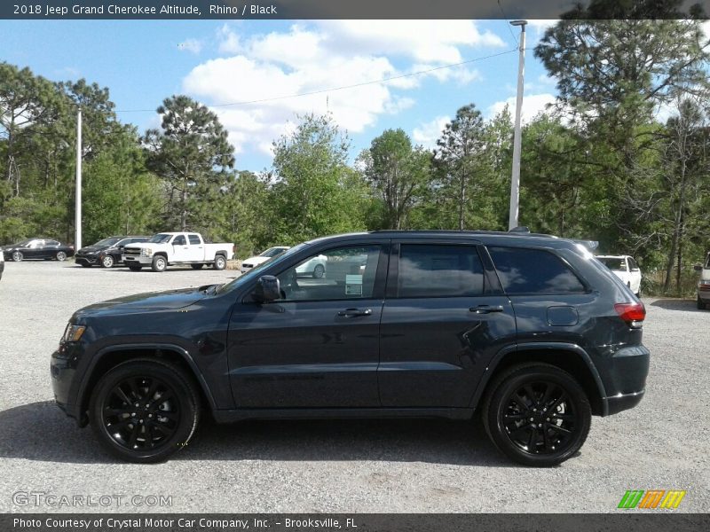 Rhino / Black 2018 Jeep Grand Cherokee Altitude