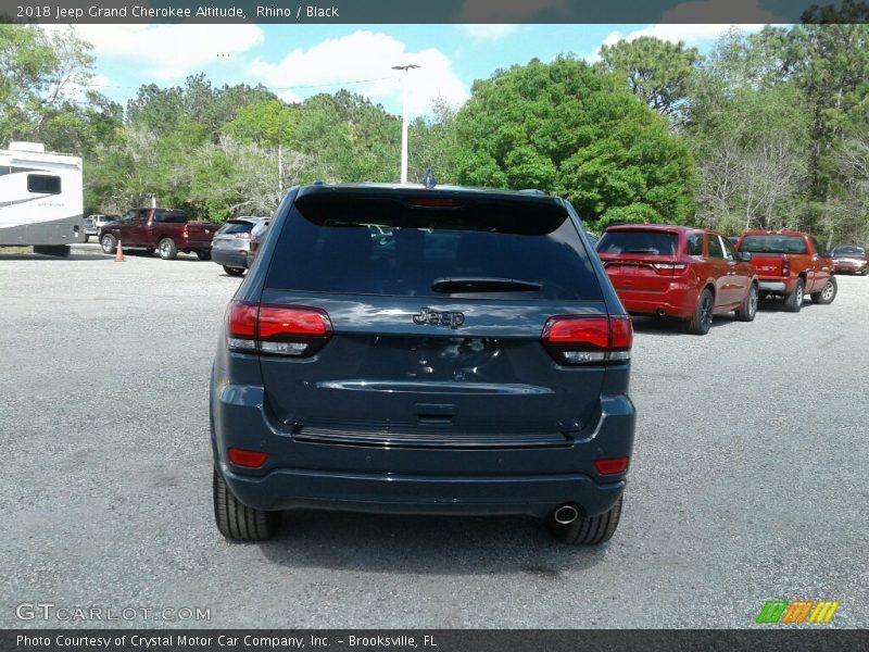 Rhino / Black 2018 Jeep Grand Cherokee Altitude