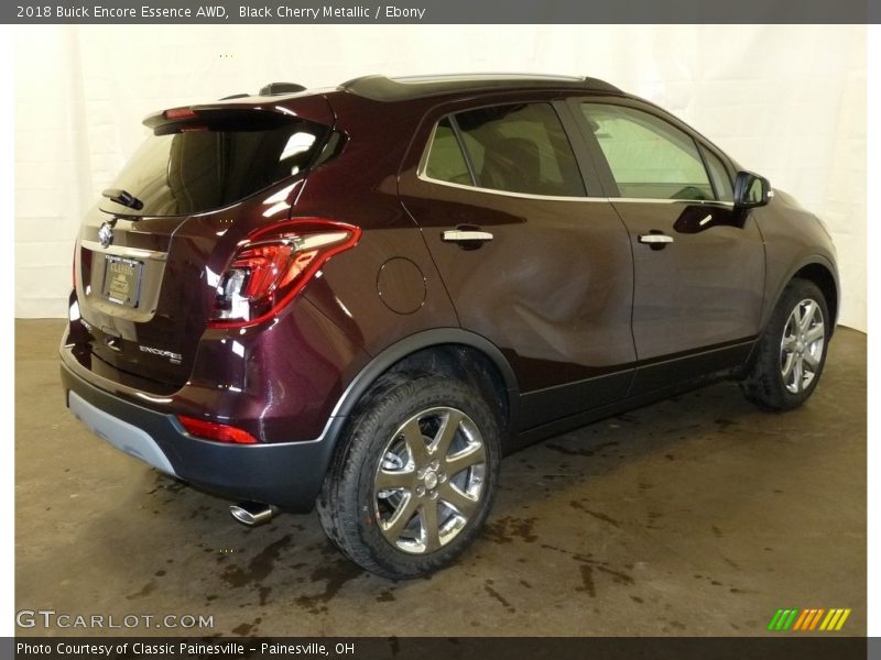 Black Cherry Metallic / Ebony 2018 Buick Encore Essence AWD