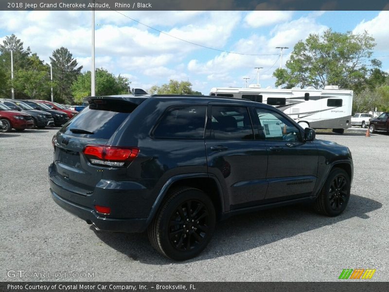 Rhino / Black 2018 Jeep Grand Cherokee Altitude