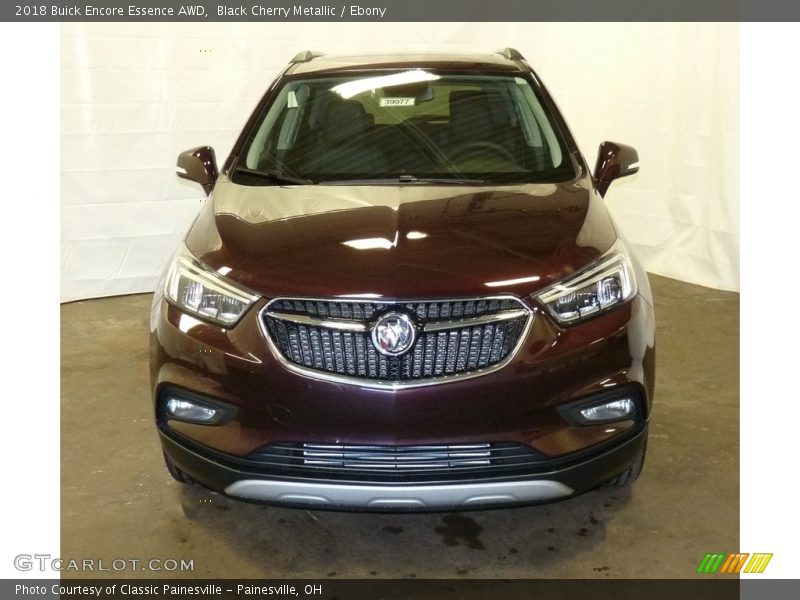 Black Cherry Metallic / Ebony 2018 Buick Encore Essence AWD