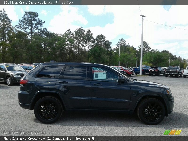 Rhino / Black 2018 Jeep Grand Cherokee Altitude