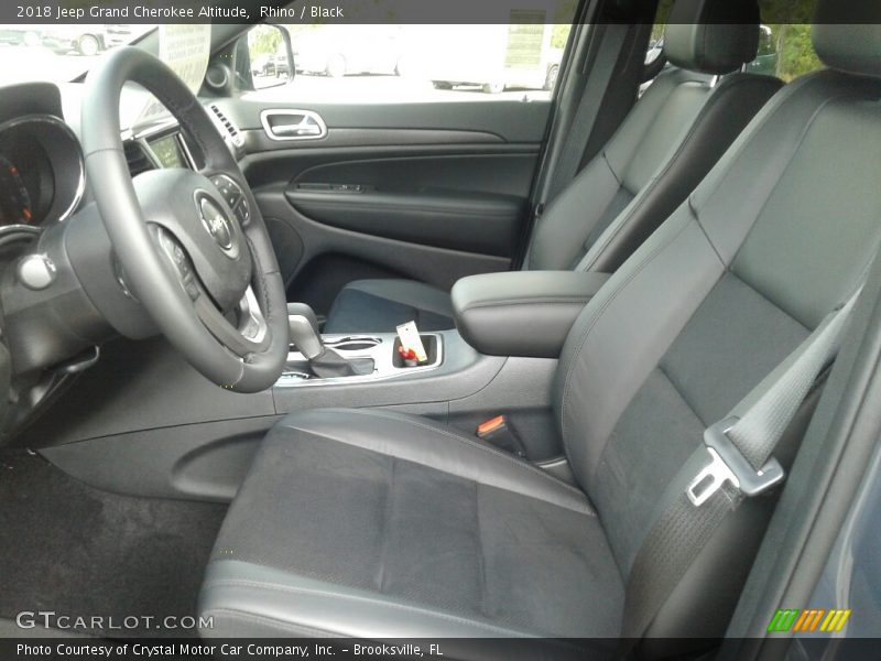 Rhino / Black 2018 Jeep Grand Cherokee Altitude