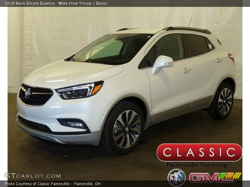 White Frost Tricoat / Ebony 2018 Buick Encore Essence