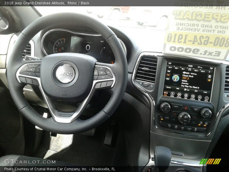 Rhino / Black 2018 Jeep Grand Cherokee Altitude