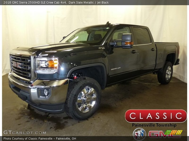 Dark Slate Metallic / Jet Black 2018 GMC Sierra 2500HD SLE Crew Cab 4x4