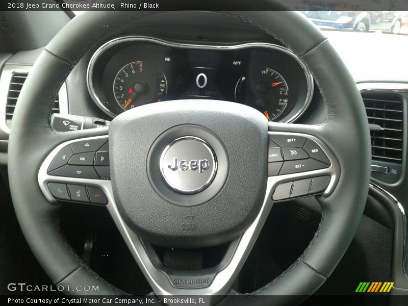 Rhino / Black 2018 Jeep Grand Cherokee Altitude