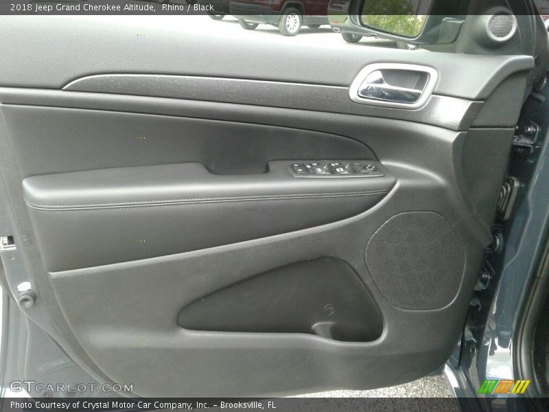 Rhino / Black 2018 Jeep Grand Cherokee Altitude