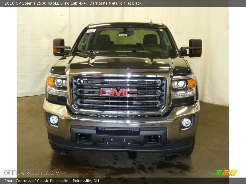 Dark Slate Metallic / Jet Black 2018 GMC Sierra 2500HD SLE Crew Cab 4x4