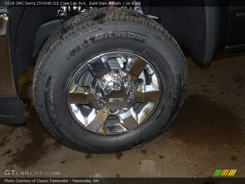 Dark Slate Metallic / Jet Black 2018 GMC Sierra 2500HD SLE Crew Cab 4x4