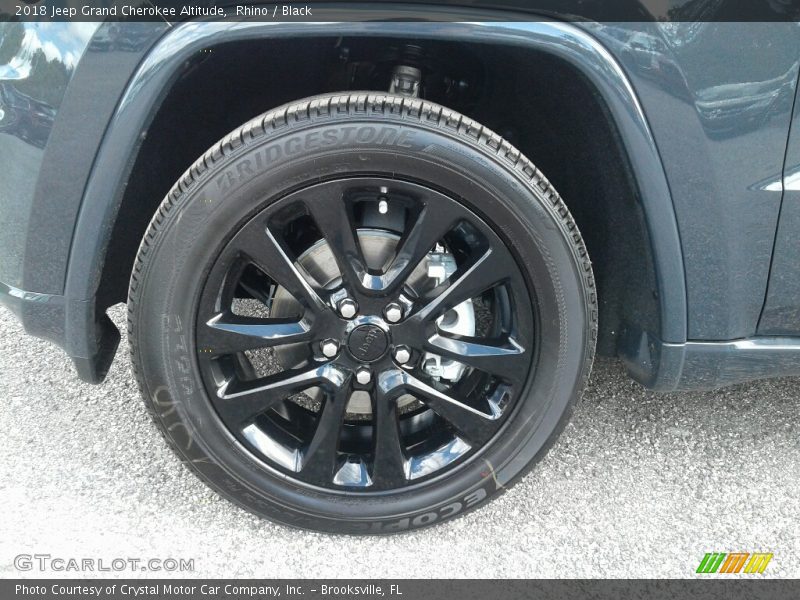 Rhino / Black 2018 Jeep Grand Cherokee Altitude