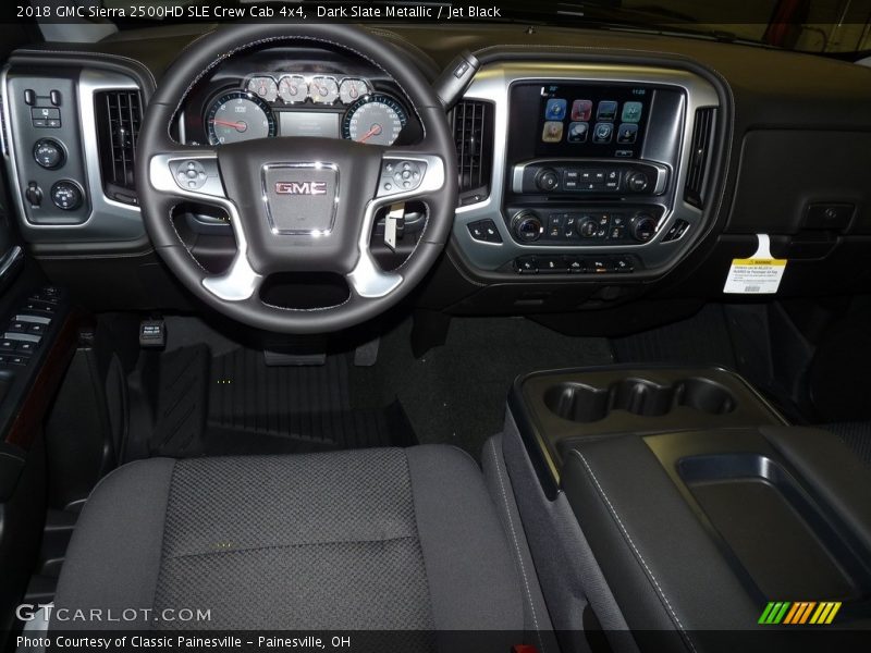 Dark Slate Metallic / Jet Black 2018 GMC Sierra 2500HD SLE Crew Cab 4x4