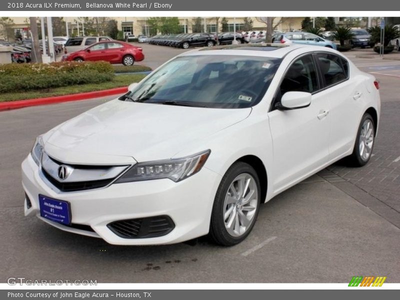 Bellanova White Pearl / Ebony 2018 Acura ILX Premium