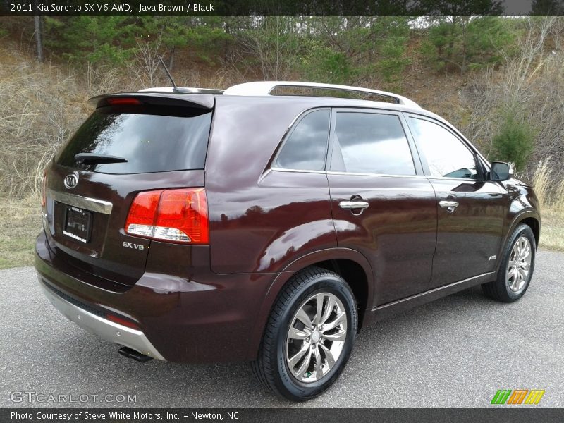 Java Brown / Black 2011 Kia Sorento SX V6 AWD
