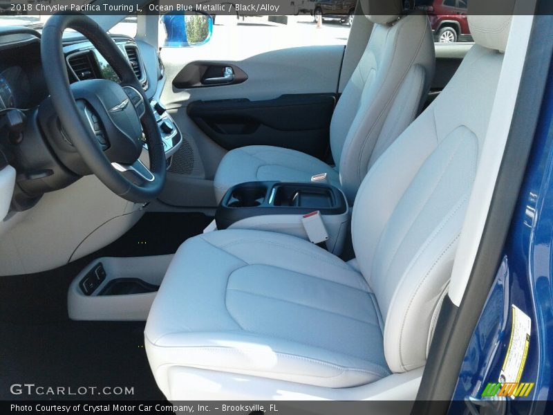 Ocean Blue Metallic / Black/Alloy 2018 Chrysler Pacifica Touring L