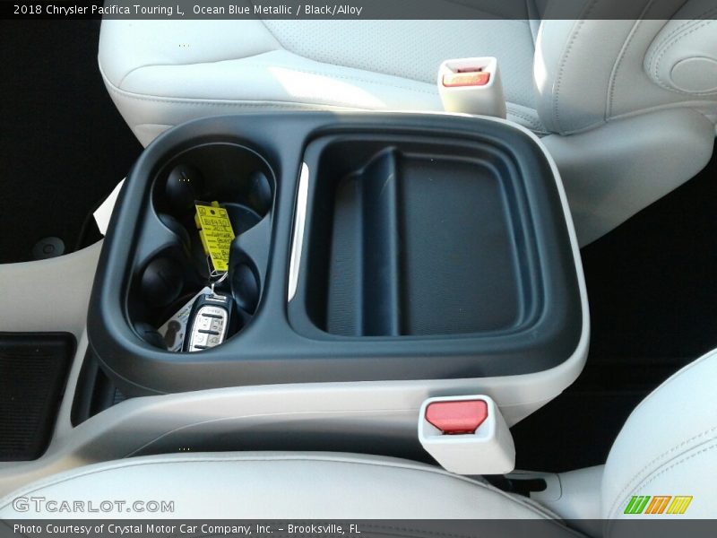 Ocean Blue Metallic / Black/Alloy 2018 Chrysler Pacifica Touring L