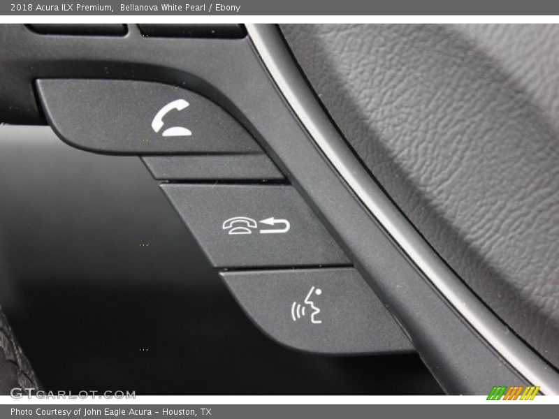 Bellanova White Pearl / Ebony 2018 Acura ILX Premium