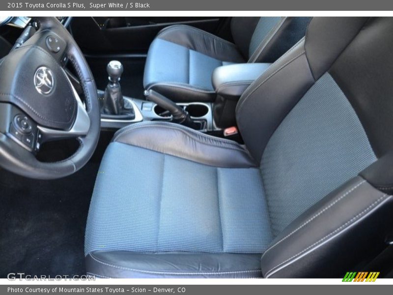Super White / S Black 2015 Toyota Corolla S Plus