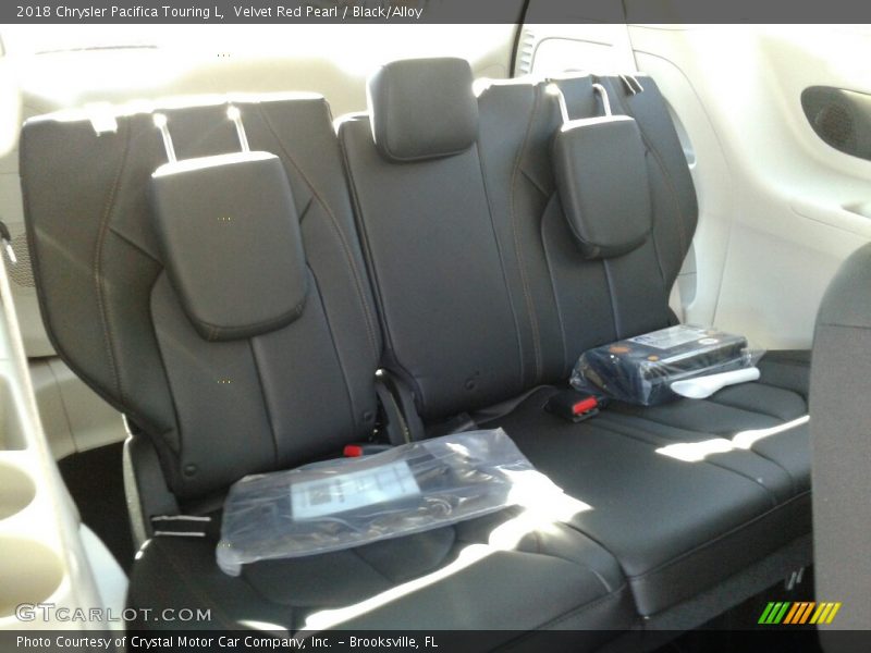 Velvet Red Pearl / Black/Alloy 2018 Chrysler Pacifica Touring L