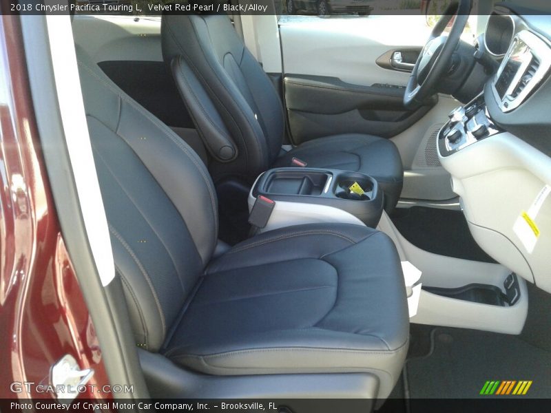 Velvet Red Pearl / Black/Alloy 2018 Chrysler Pacifica Touring L