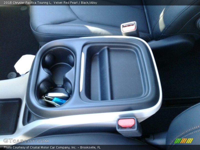 Velvet Red Pearl / Black/Alloy 2018 Chrysler Pacifica Touring L