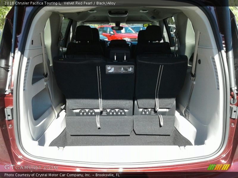 Velvet Red Pearl / Black/Alloy 2018 Chrysler Pacifica Touring L