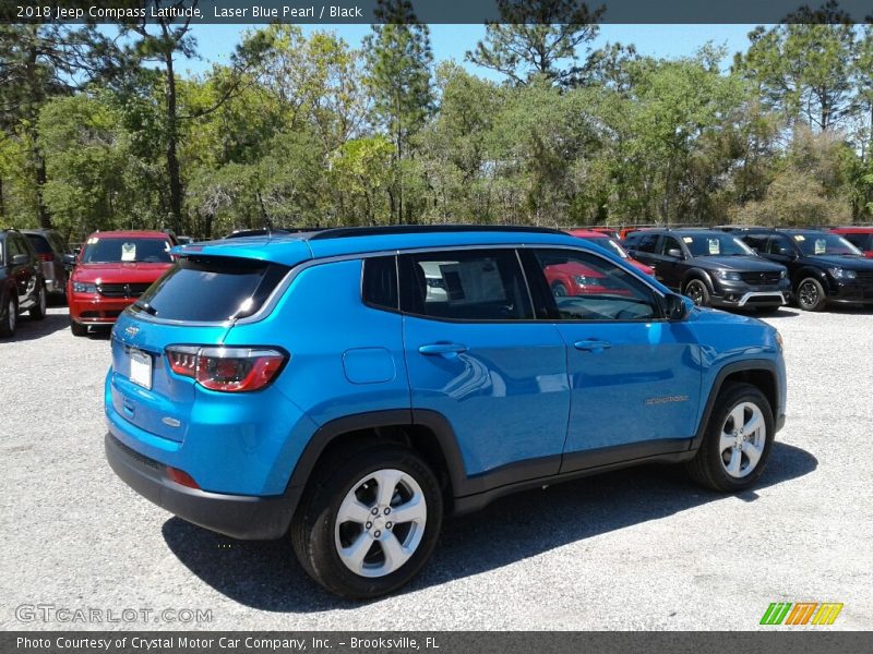 Laser Blue Pearl / Black 2018 Jeep Compass Latitude