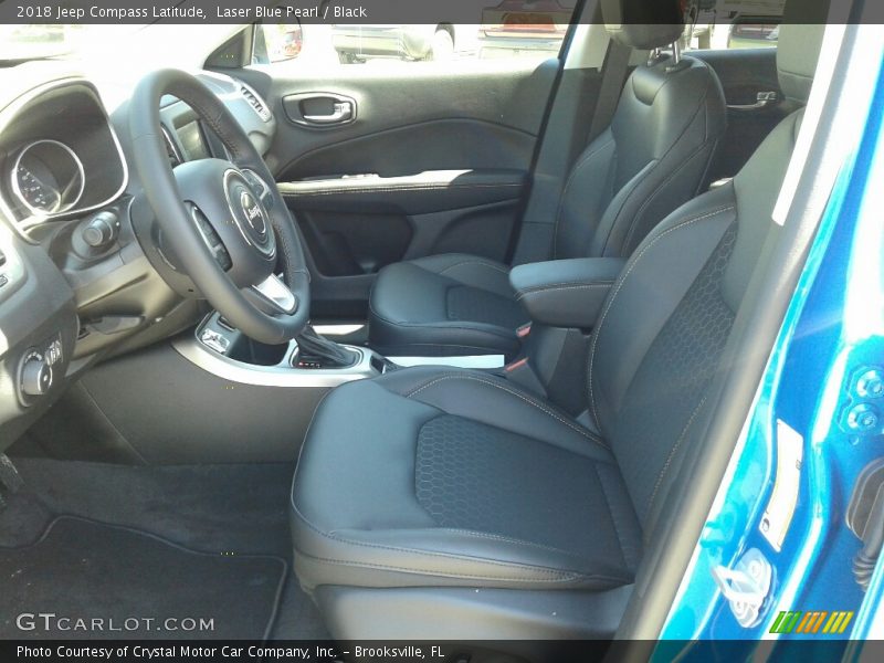 Laser Blue Pearl / Black 2018 Jeep Compass Latitude