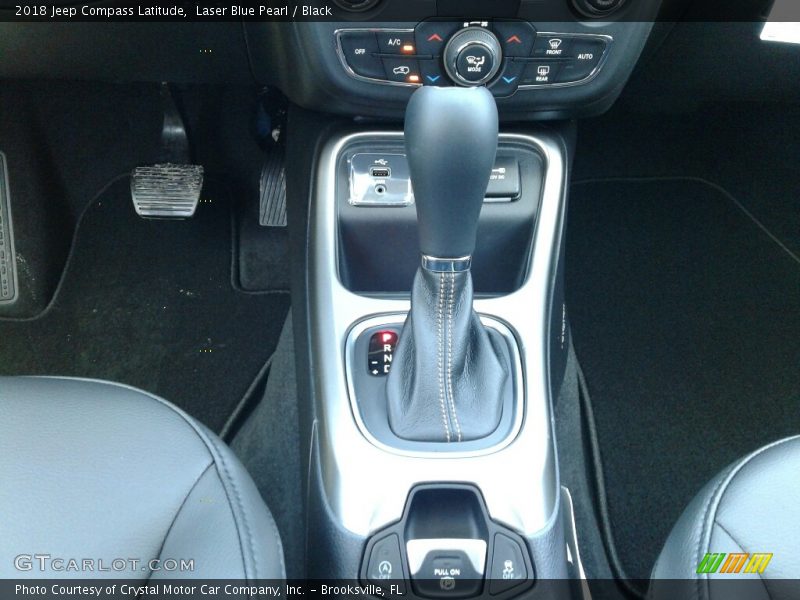 Laser Blue Pearl / Black 2018 Jeep Compass Latitude