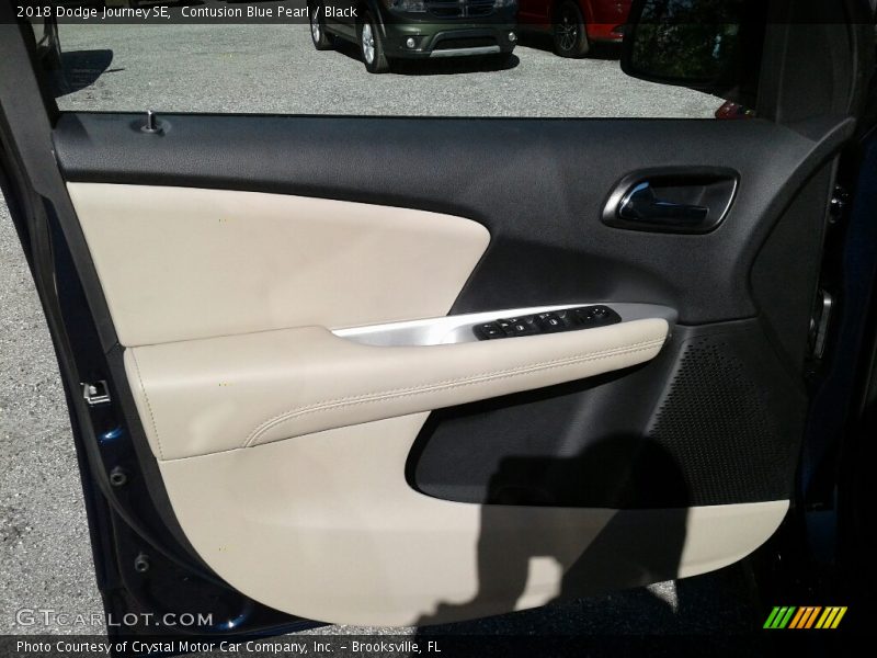 Contusion Blue Pearl / Black 2018 Dodge Journey SE