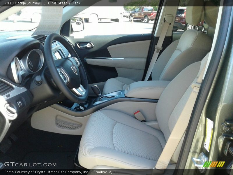 Olive Green / Black 2018 Dodge Journey SE