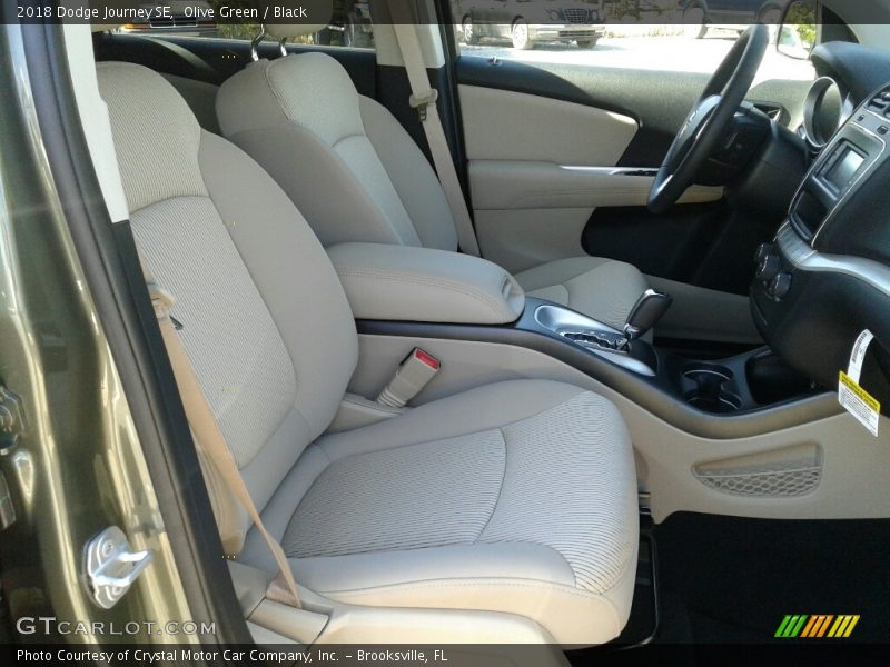 Olive Green / Black 2018 Dodge Journey SE