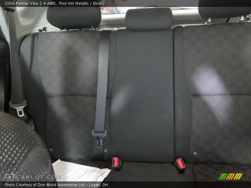 Red Hot Metallic / Ebony 2009 Pontiac Vibe 2.4 AWD