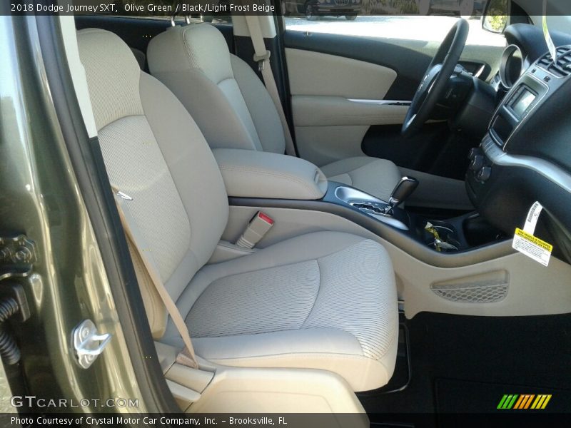 Olive Green / Black/Light Frost Beige 2018 Dodge Journey SXT