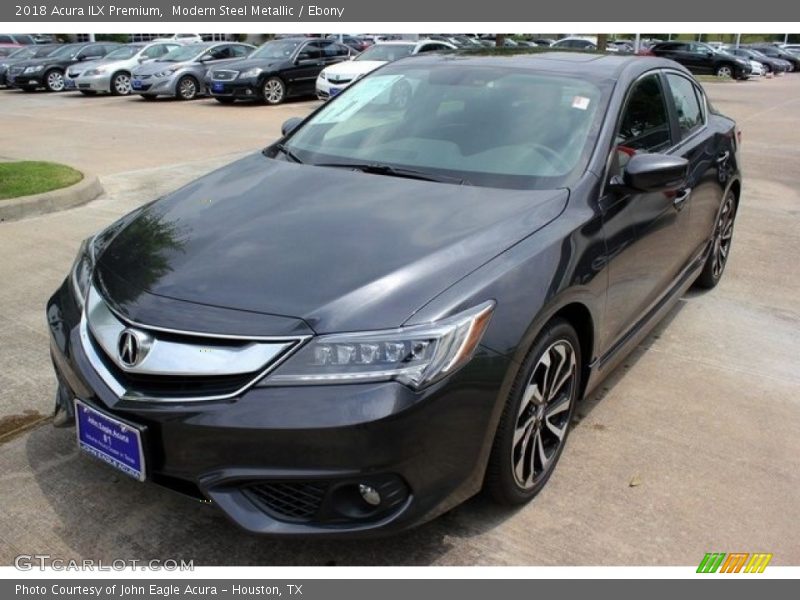 Modern Steel Metallic / Ebony 2018 Acura ILX Premium