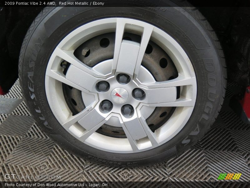 Red Hot Metallic / Ebony 2009 Pontiac Vibe 2.4 AWD