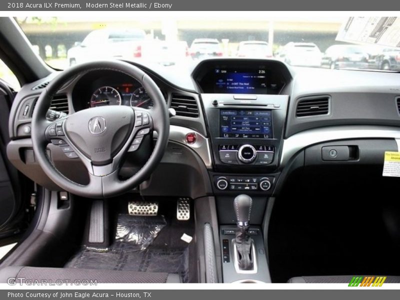 Modern Steel Metallic / Ebony 2018 Acura ILX Premium
