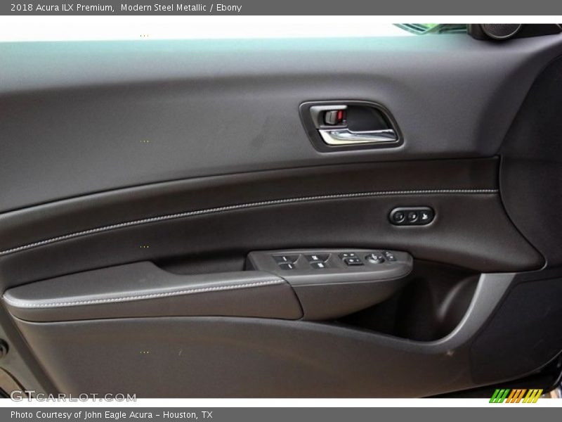 Modern Steel Metallic / Ebony 2018 Acura ILX Premium