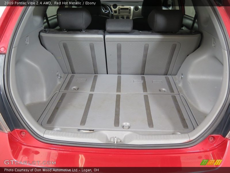 Red Hot Metallic / Ebony 2009 Pontiac Vibe 2.4 AWD